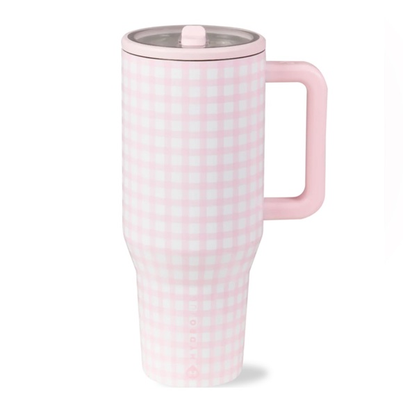 HydroJug 40 oz traveler pink gingham - Picture 1 of 4